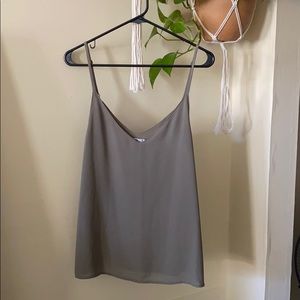 Light Green Spaghetti Strap Blouse
